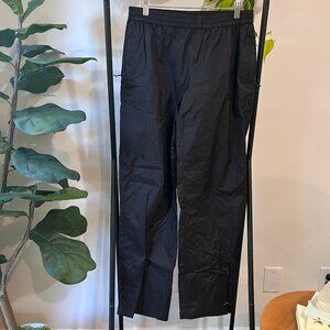 Eddie Bauer Women’s WeatherEdge Waterproof Rain Pants Black Size Medium Hiking
